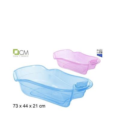 VASCA BAGNO BAMBINI BLU/ROSA TRASLUCIDO