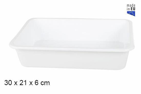 VASCHETTA FRIGO IN PLASTICA 30X21X6CM