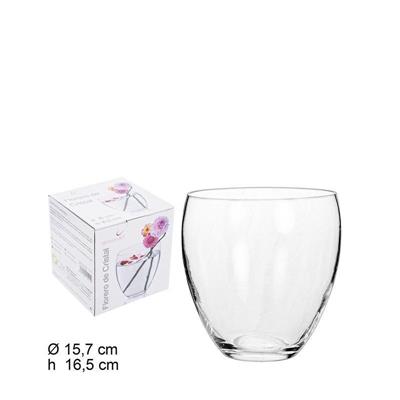 VASO DI VETRO 16.5  CM