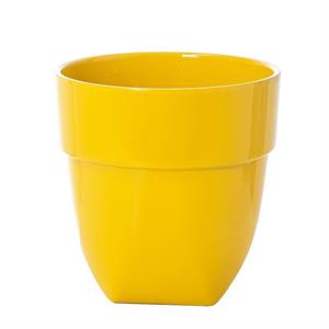 VASO CERAMICA 10 X H10 CM COLORE GIALLO