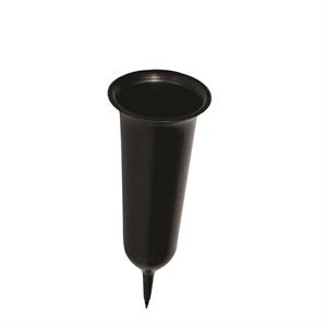 VASO CIMITERO 26 CM COLORE NERO