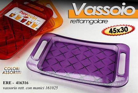 VASSOIO COLOR 45X30 COL. ASS.