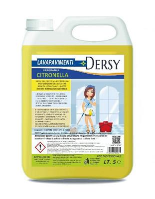 DERSY LAVAPAVIMENTI 5 LT PROFUMAZIONE CITRONELLA