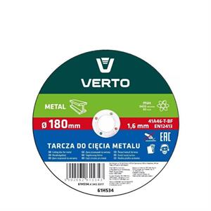 DISCO DA TAGLIO PER METALLO T41 180 X 1,6 X 22 MM