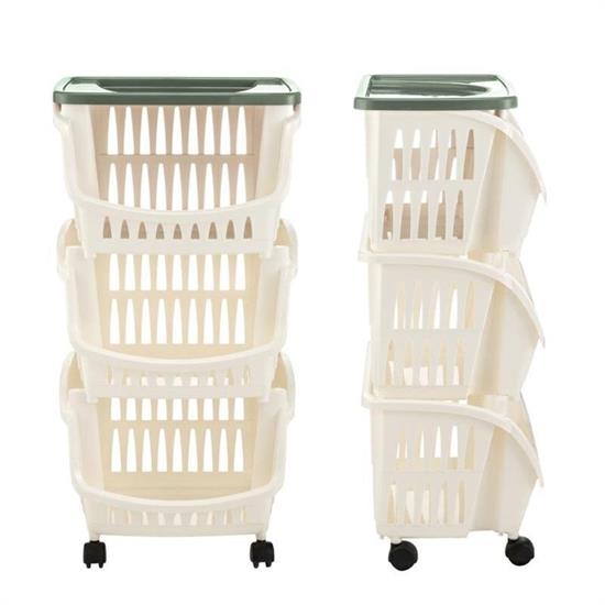 CARRELLO TIDY COLORE VERDE SALVIA