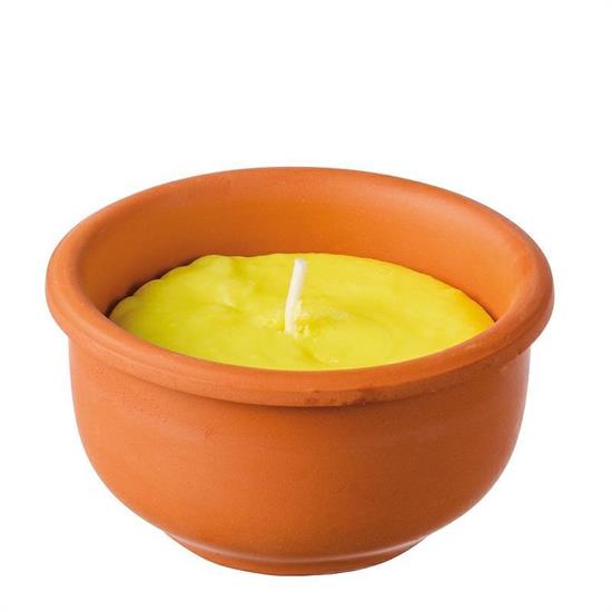 CANDELA CITRONELLA TERRACOTTA 9XH5 CM