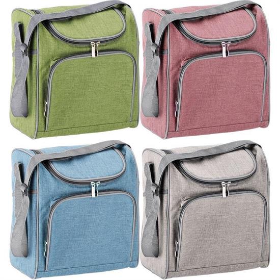 BORSA TERMICA 16LT 27X18XH31 CM 4 COLORI ASS