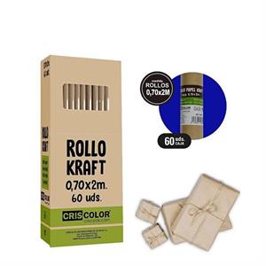 CARTA ROTOLO KRAFT 70CM X 2MT