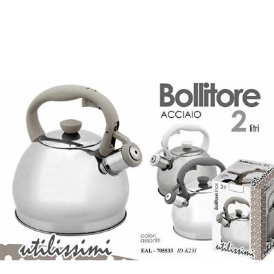 BOLLITORE ACCIAIO 2 LT