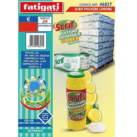 DETERGENTE IN POLVERE SCRIF LIMONE 500 GR