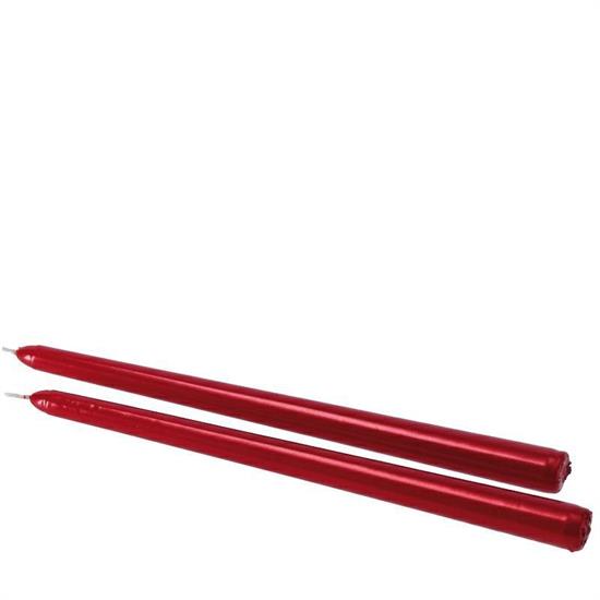 CANDELA STICK ROSSA 30 CM CONF. 2 PZ