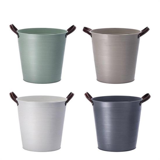 VASO TONDO IN FERRO 30XH30 CM 4 COLORI ASS