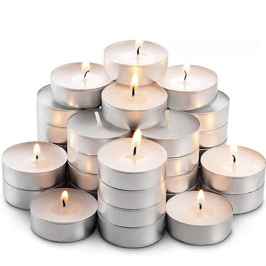 CANDELA TEALIGHT BIANCO NON PROFUMATO 10 GR CONF. 50 PZ