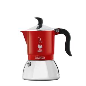 CAFFETTIERA FIAMMETTA INDUZIONE 4TZ ROSSA