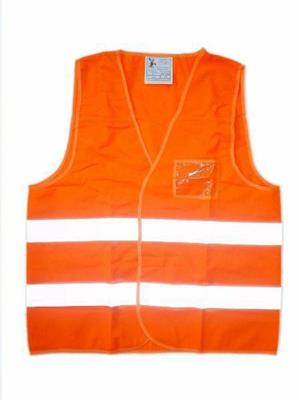 GILET ALTA VISIBILITA' FLUO ARANCIO