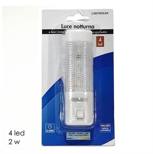 LUCE NOTTURNA CON 4 LED