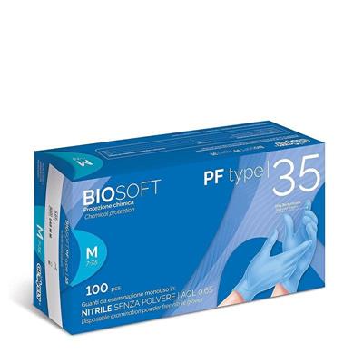 GUANTO DA ESAMINAZIONE IN NITRILE BIOSOFT MIS. L