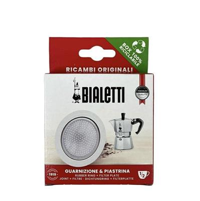 GUARNIZIONE 1 PZ + 1 PIASTRINA MOKINA BIALETTI