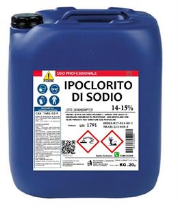 IPOCLORITO DI SODIO PURO 14-15% 20 KG