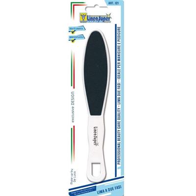 LIMA 2 FASI PER PEDICURE MANICO BIANCO 24 CM