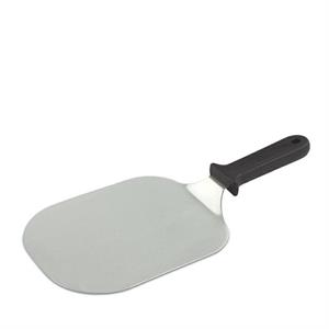 PALETTA PIZZA ARROTONDATA ACCIAIO INOX 22 X 18 CM