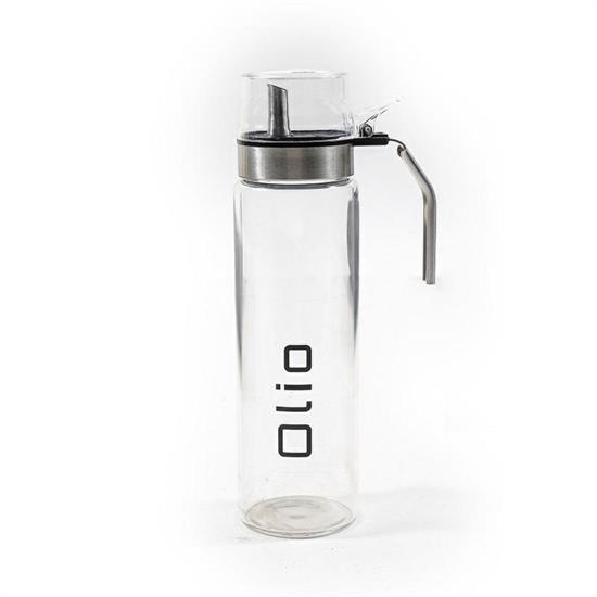 OLIERA IN VETRO E ACCIAIO 500 ML 10X6,5XH23,5 CM