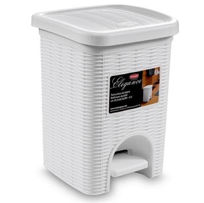 PATTUMIERA DA BAGNO ELEGANCE 6 LT BIANCO