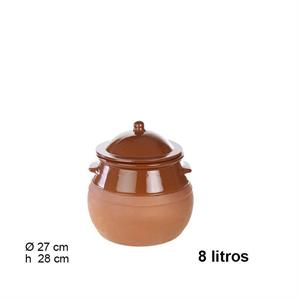 PENTOLA IN TERRACOTTA 28 CM 8 LT