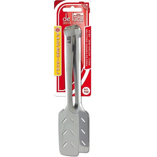 PINZA DA PORTATA PER DOLCI ACCIAIO INOX 24 CM