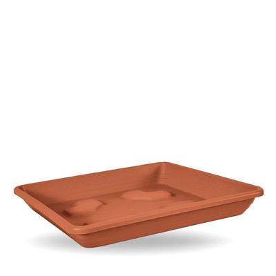 SOTTOVASO QUADRATO 20 CM COLORE TERRACOTTA