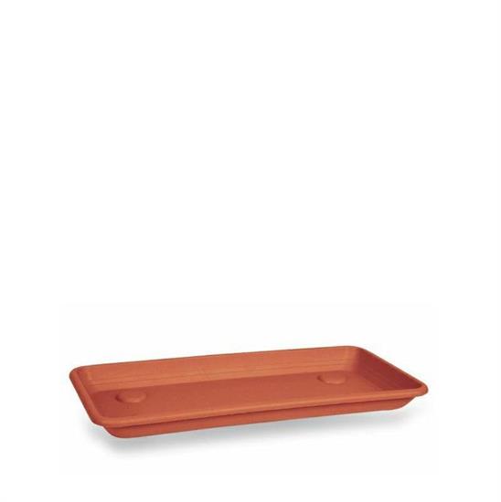 SOTTOFIORIERA RETTANGOLARE ANTHEA 60 CM TERRACOTTA