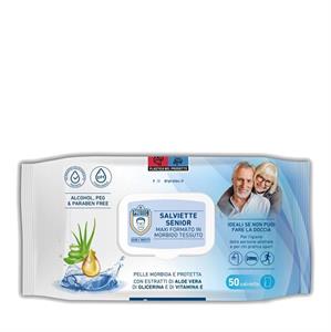 SALVIETTE SENIOR DR.PROTEC CON ALOE VERA 50 PZ