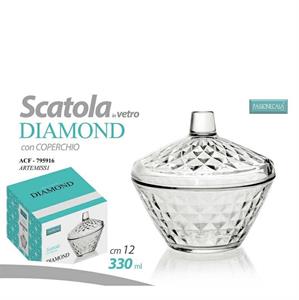 SCATOLA VETRO 12 CM 330 ML