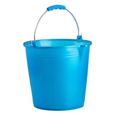 SECCHIO 12 LT AZZURRO ECOPLAST