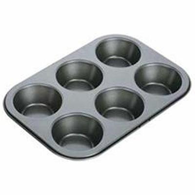 SET STAMPO 6 MUFFINS ALLUMINIO ANTIAD.