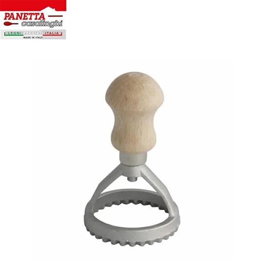 STAMPO TAGLIAPASTA TONDO 5,8 CM MANICO LEGNO