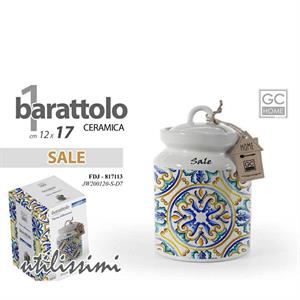 BARATTOLO CERAMICA 17 CM SALE