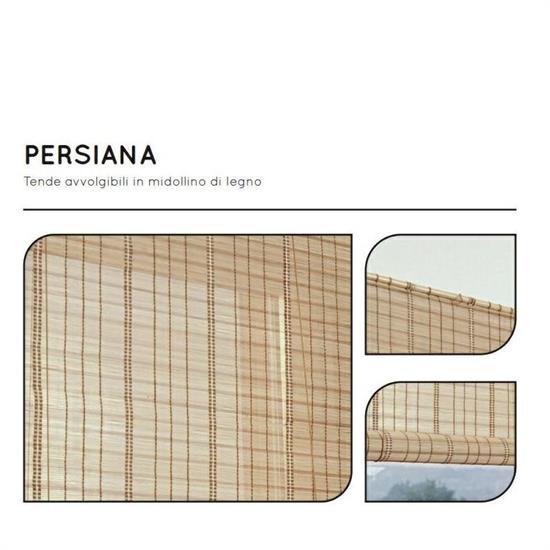 TENDA PERSIANA 120X250 CM NATURALE