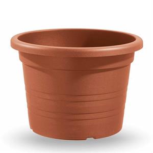 VASO CILINDRO 100 CM COLORE TERRACOTTA