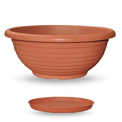 VASO CIOTOLA NAPOLI 35 CM COLORE TERRACOTTA