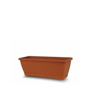 VASO BALCONIERA CAPRI 40 CM CON SOTTOVASO