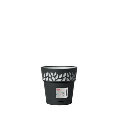 VASO OPERA DECORO CLOE 20XH19 CM GRAFITE