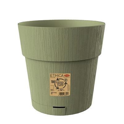 VASO ETHICA D.20XH19 CM VERDE OLIVA