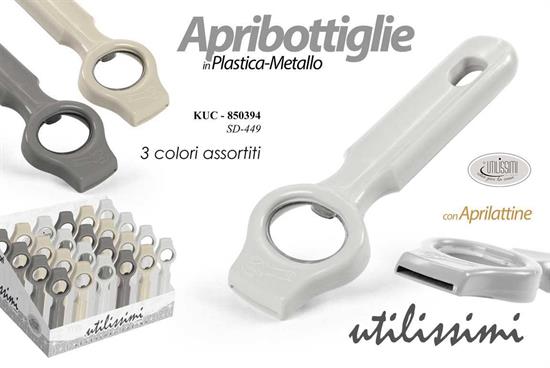 APRIBOTTIGLIA IN PLASTICA COLORI ASS