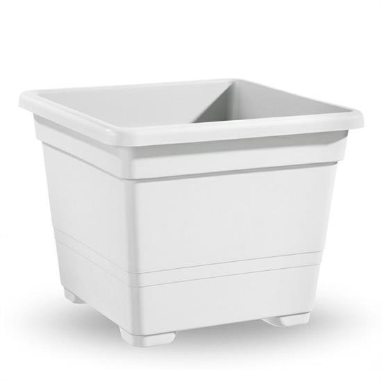 VASO QUADRATO 14 CM COLORE BIANCO