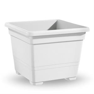 VASO QUADRATO 14 CM COLORE BIANCO