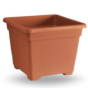 VASO QUADRATO 38 CM COLORE TERRACOTTA