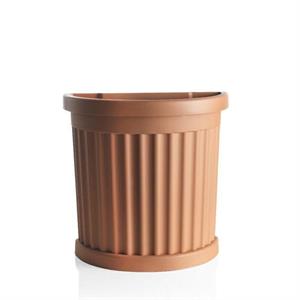 VASO ROMA CON SOTTOVASO 27 X 52 X H49 CM 35 LT TERRACOTTA