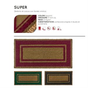 ZERBINO SUPER COCCO 70X140 REDS