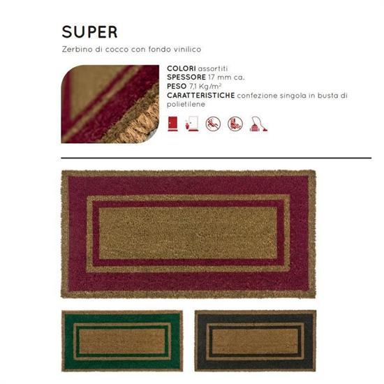 ZERBINI SUPER 50 X 100 CM REDS